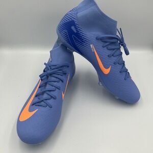 Nike Mercurial Superfly 10 Academy Soccer Cleats Blue Orange Unisex M9 W10.5 NIB